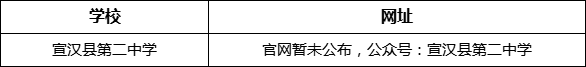 達(dá)州市宣漢縣第二中學(xué)網(wǎng)址是什么？
