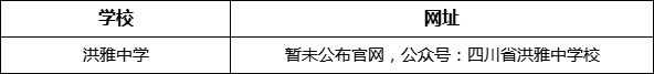 眉山市洪雅中學(xué)網(wǎng)址是什么？