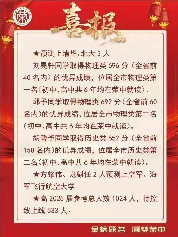 2026年自貢市四川省榮縣中學(xué)校升學(xué)率怎么樣？